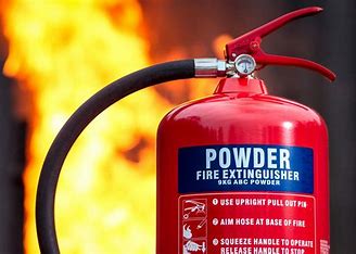 Dry powder fire extinguisher supplied by Natfire Company in Kenya.