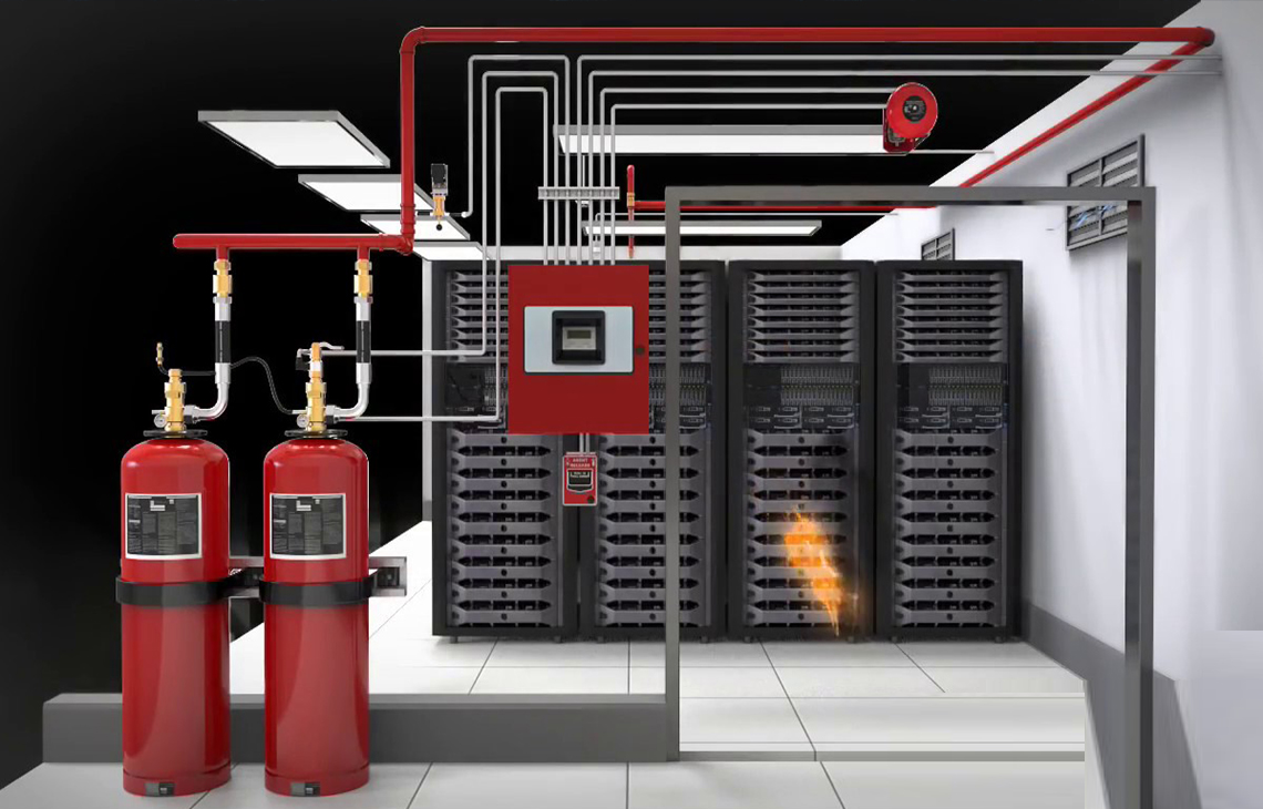 Automatic fire suppression systems by Natfire Company Kenya for quick fire control.